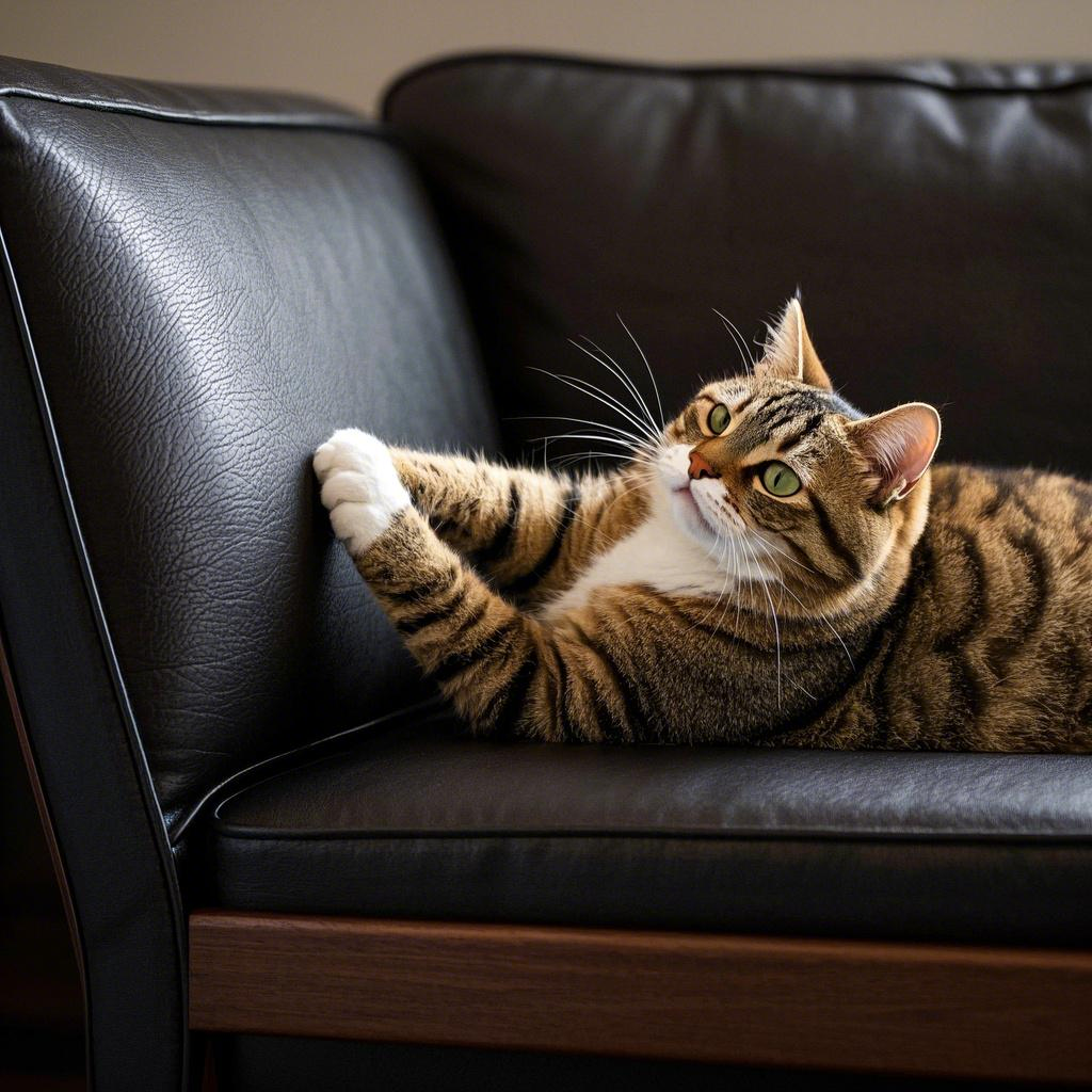 Why do cats scratch the furniture?